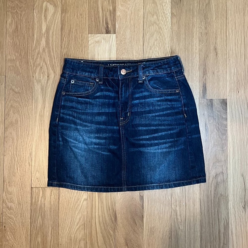 Denim mini skirt by American Eagle Outfitters